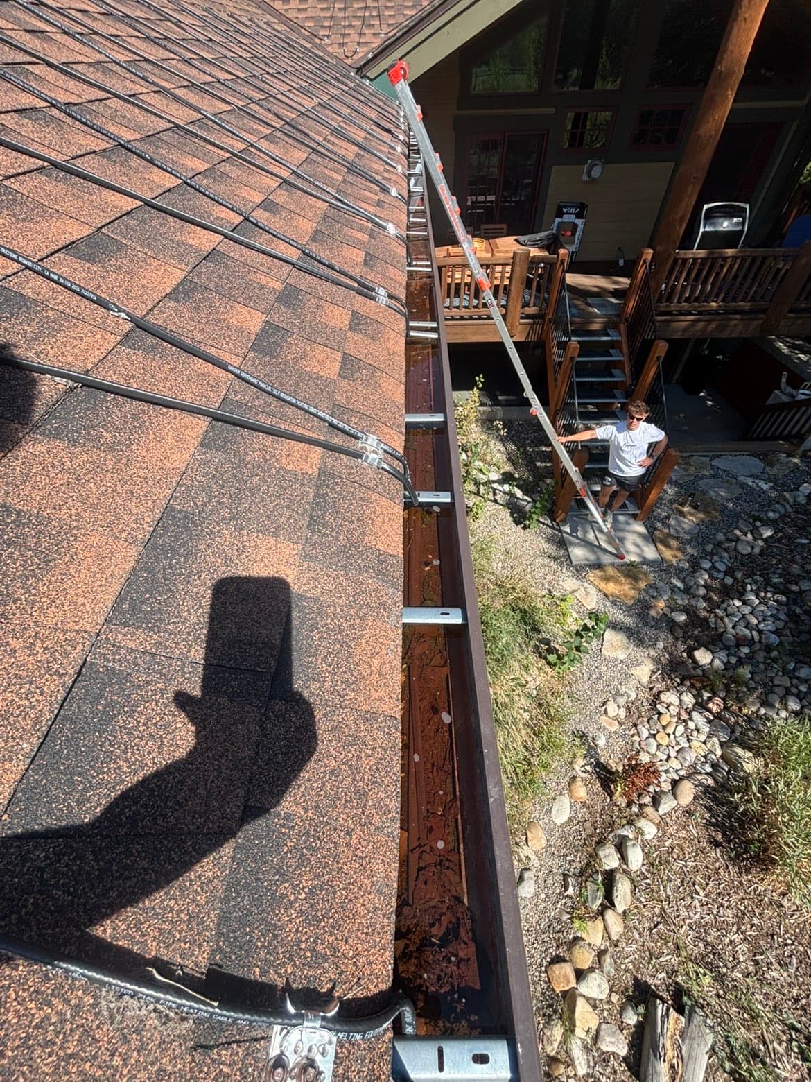 Before: Gutter Cleaning